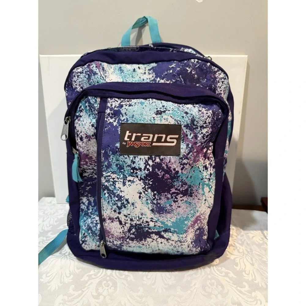 blue and green tie dye jansport backpack BG Studnt Bookpack, Red Hippie Days, One Size : Electronics this timeless icon has earned a much Big Student